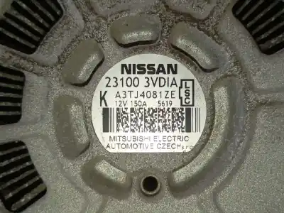 Second-hand car spare part alternator for nissan note (e12) 1.5 dci oem iam references 231003vd1a  231003vdia