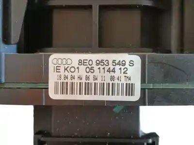 Peça sobressalente para automóvel em segunda mão comandos de alavanca por audi a4 b6 (8e2) 1.9 tdi referências oem iam 4e0953503b4pk  8e0953549s