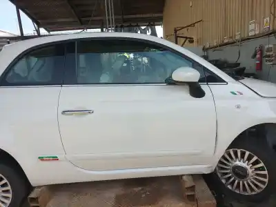 Peça sobressalente para automóvel em segunda mão porta dianteira direita por fiat 500 (312_) 1.2 (312axa1a) referências oem iam 51779919