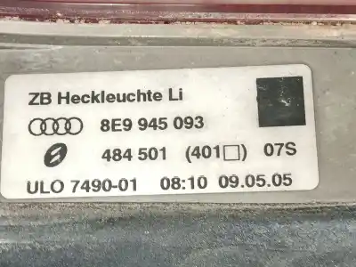 Pezzo di ricambio per auto di seconda mano luce di coda interna sinistra per audi a4 b7 avant (8ed) 2.5 tdi riferimenti oem iam 8e9945093a  484501