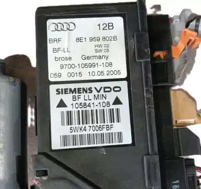 Second-hand car spare part passenger side right window regulator for audi a4 b7 avant (8ed) 2.5 tdi oem iam references   8e1959802b