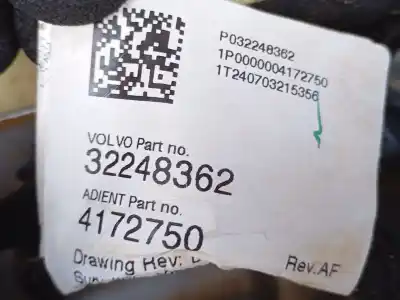 Peça sobressalente para automóvel em segunda mão assento dianteiro esquerdo por volvo xc40 (536) b3 mild-hybrid referências oem iam 32260827  32248362