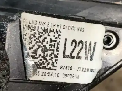 Peça sobressalente para automóvel em segunda mão espelho retrovisor esquerdo por kia ceed (cd) 1.0 t-gdi referências oem iam 87610j7220  