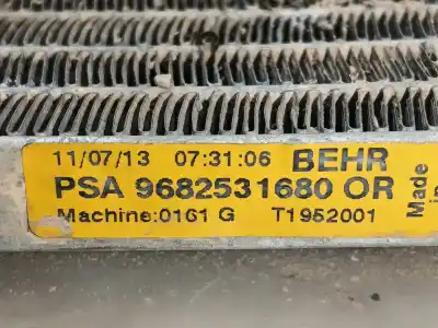 Peça sobressalente para automóvel em segunda mão condensador / radiador de ar condicionado por citroen ds5 2.0 hdi 165 referências oem iam 6455hj  9682531680