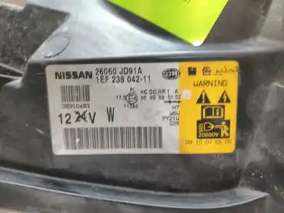 Peça sobressalente para automóvel em segunda mão farol / farolim esquerdo por nissan qashqai / qashqai +2 i (j10, nj10, jj10e) 1.5 dci referências oem iam   1ef23804211