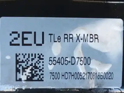 Автозапчастина б/у задня вісь для hyundai tucson (tl, tle) 1.6 gdi посилання на oem iam 55405d7500  d7w737868