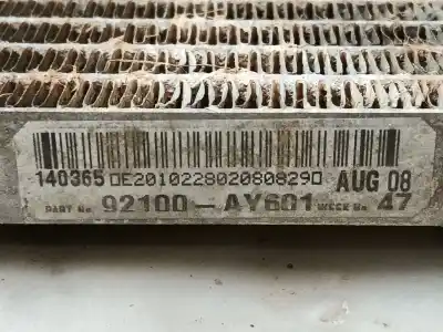 Peça sobressalente para automóvel em segunda mão condensador / radiador de ar condicionado por nissan note (e11, ne11) 1.5 dci referências oem iam 921009u20b  92100ay601