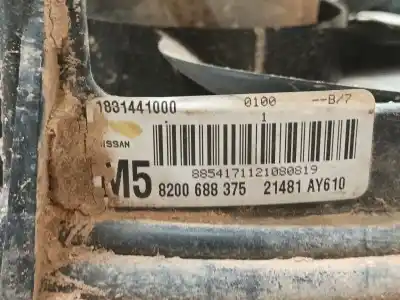 Peça sobressalente para automóvel em segunda mão termoventilador elétrico por nissan note (e11, ne11) 1.5 dci referências oem iam 21481ay610  8200688375