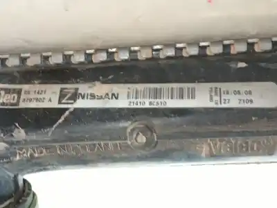 Peça sobressalente para automóvel em segunda mão radiador de água por nissan note (e11, ne11) 1.5 dci referências oem iam 21410bc500  879790za