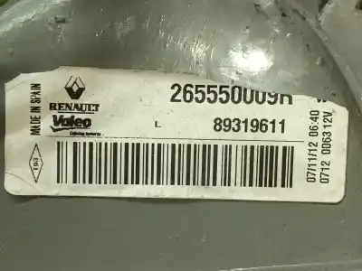 Автозапчастина б/у внутрішній лівий задній ліхар для renault megane iii fastback (bz0/1_, b3_) 1.5 dci (bz0c) посилання на oem iam 265550009r  89319611