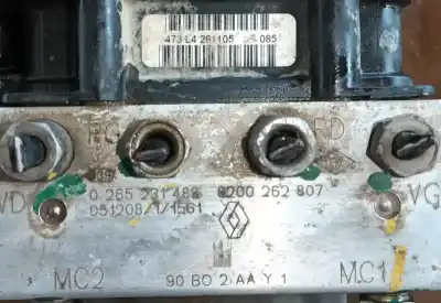 Second-hand car spare part abs for dacia logan (ls_) 1.4 (lsoa, lsoc, lsoe, lsog) oem iam references 8201063079  0265231488