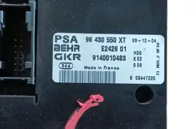 Автозапчастина б/у контроль опалення / кондиціонації для peugeot 206 fastback (2a/c) 2.0 hdi 90 посилання на oem iam 6451zj  96430550xt