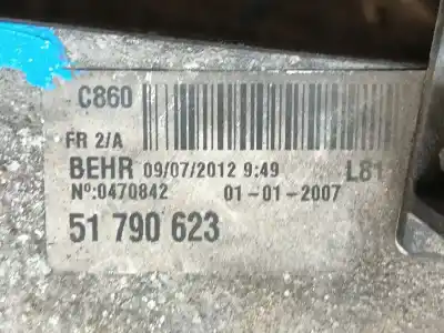 Peça sobressalente para automóvel em segunda mão intercooler por peugeot bipper (aa_) 1.3 hdi 75 referências oem iam 0384l7  51790623