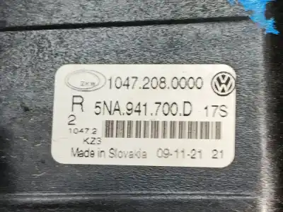 Pezzo di ricambio per auto di seconda mano luce fendinebbia destra per volkswagen t-roc (a11, d11) 1.0 tsi riferimenti oem iam 5na941700d  10472080000