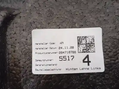 Автозапчастина б/у задні сидіння для seat ateca (kh7, khp) 2.0 tdi посилання на oem iam 575885405bjxek  204710788