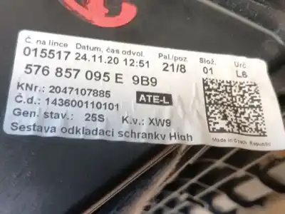 Pezzo di ricambio per auto di seconda mano scatola di guanti per seat ateca (kh7, khp) 2.0 tdi riferimenti oem iam 576857095e9b9  143600110170