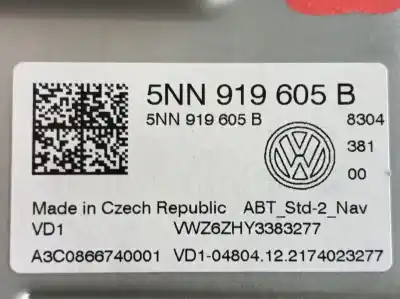 Автозапчастина б/у багатофункційний дисплей для volkswagen t-roc (a11, d11) 1.0 tsi посилання на oem iam 5nn919605b  a3c0866740001