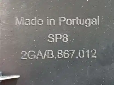 Second-hand car spare part right front door trim for volkswagen t-roc (a11, d11) 1.0 tsi oem iam references 2ga867010aadkb  2ga867012kdkb