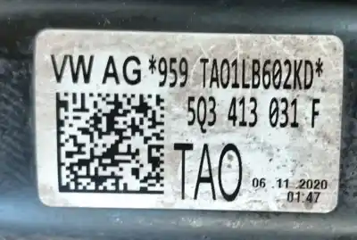 Second-hand car spare part front right shock absorber for seat ateca (kh7, khp) 2.0 tdi oem iam references 5q3413031f  5q3413031f