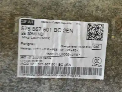 Peça sobressalente para automóvel em segunda mão tecto de abrir interior por seat ateca 5fp / fdffax0 khp8pz xperience at referências oem iam 575867501ba2en  575867501bc2en