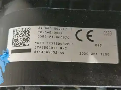 Peça sobressalente para automóvel em segunda mão airbag dianteiro esquerdo por seat ateca 5fp / fdffax0 khp8pz xperience at referências oem iam 5fa880201nmnc  tkdab0054
