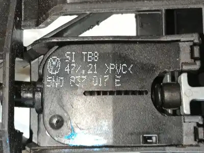 Peça sobressalente para automóvel em segunda mão puxador exterior dianteiro esquerdo por volkswagen t-roc (a11, d11) 1.0 tsi referências oem iam 5g0837205ngru  