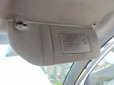 Second-hand car spare part right sunshade for citroen c-elysee (dd_) 1.6 hdi 92 oem iam references 98104701bj