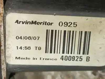 Second-hand car spare part driver left window regulator for nissan note (e11, ne11) 1.5 dci oem iam references 807019u100  400925b