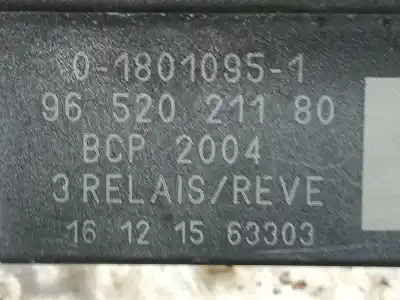 Second-hand car spare part electronic module for peugeot partner tepee 1.6 bluehdi 100 oem iam references 9652021180  9652021180