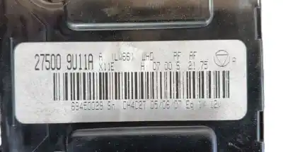 Peça sobressalente para automóvel em segunda mão comando de sofagem (chauffage / ar condicionado)  por nissan note (e11, ne11) 1.5 dci referências oem iam 275009u11a  27500pu11a