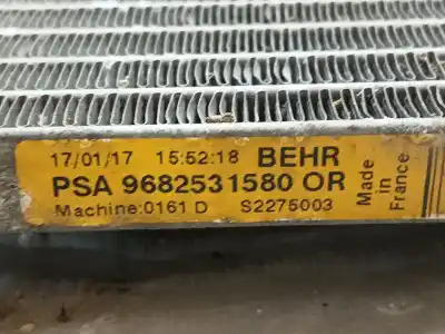 Peça sobressalente para automóvel em segunda mão condensador / radiador de ar condicionado por peugeot partner tepee 1.6 bluehdi 100 referências oem iam 6455gh  