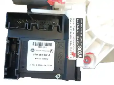 Second-hand car spare part passenger side right window regulator for audi a3 (8p1) 2.0 tdi 16v oem iam references 8p3837462c  8p0959802a
