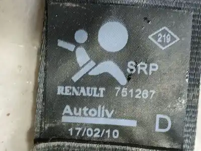 Peça sobressalente para automóvel em segunda mão cinto de segurança dianteiro direito por dacia duster (hs_) 1.5 dci referências oem iam 8200751267  751267
