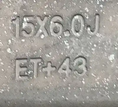 Peça sobressalente para automóvel em segunda mão jante por landwind (jmc) cv9 1.6 referências oem iam  et43 15x6.0j