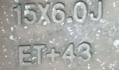 Peça sobressalente para automóvel em segunda mão jante por landwind (jmc) cv9 1.6 referências oem iam  et43 15x6.0j