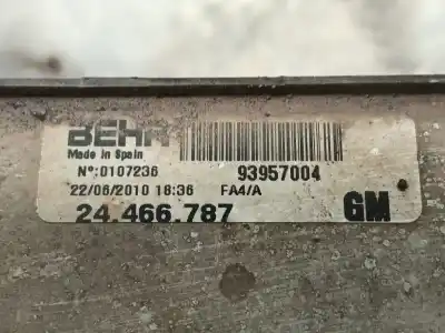 Автозапчасти б/у интеркулер за opel combo tour 1.3 cdti 16v ссылки oem iam 93177425  24466787