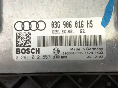 Second-hand car spare part ecu engine control for audi a6 c6 (4f2) 2.0 tdi oem iam references 03g997017px  0281012557