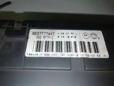 Peça sobressalente para automóvel em segunda mão comando de sofagem (chauffage / ar condicionado)  por citroen c3 1.4 16v referências oem iam 96377774xt  