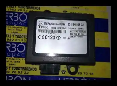 Peça sobressalente para automóvel em segunda mão MÓDULO ELETRÔNICO por MERCEDES-BENZ SPRINTER 02.00 -> CAJA CERRADA  Referências OEM IAM 0315455832  