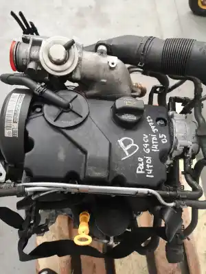 Second-hand car spare part complete engine for volkswagen polo (9n3) 1.4 tdi oem iam references bnm  