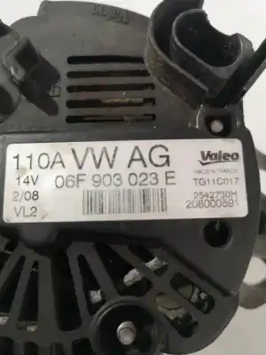 Second-hand car spare part alternator for volkswagen caddy ka/kb (2k) * oem iam references 06f903023e  2542730h