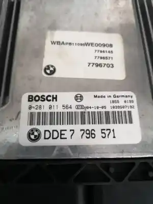 Second-hand car spare part ecu engine control for bmw x3 (e83) 2.0 16v diesel cat oem iam references 0281011564  dde7796571