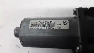 Peça sobressalente para automóvel em segunda mão motor elevador vidro traseiro esquerdo por volkswagen golf v berlina (1k1) 1.9 tdi referências oem iam 5m0839401a