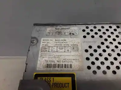 Second-hand car spare part audio system / radio cd for toyota corolla (e12) 1cdftv oem iam references 8612002380  