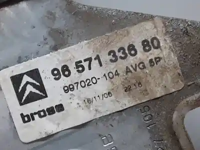 Second-hand car spare part left front window motor for citroen c4 berlina collection oem iam references 9657133680  