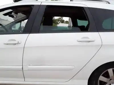 Автозапчасти б/у задняя левая дверь за PEUGEOT 308 1.6 16V HDi ссылки OEM IAM   