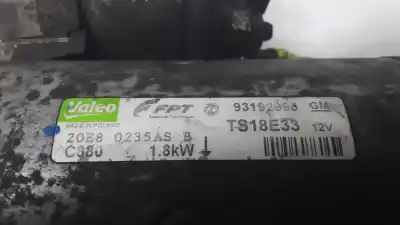 Pezzo di ricambio per auto di seconda mano motorino di avviamento per opel corsa c corsa c gasolina riferimenti oem iam 93192995  