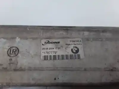 Second-hand car spare part intercooler for bmw x3 (e83) 3.0 d oem iam references 77897930