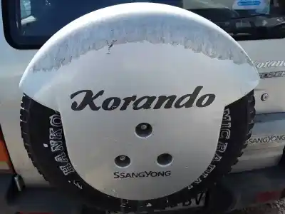 Peça sobressalente para automóvel em segunda mão suporte de roda suplente por ssangyong korando 2.9 turbodiesel cat referências oem iam   