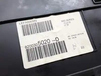 Peça sobressalente para automóvel em segunda mão quadrante por renault clio iii pack dynamique referências oem iam 8200305020d  